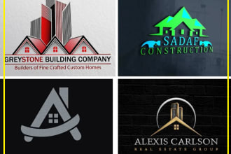 do home remodeling, renovations, handyman, real estate logo