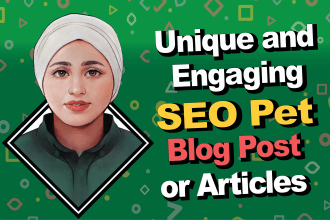write eye catching SEO blog post and article on pets
