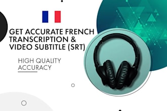 transcribe french audio and video transcription