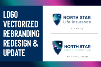 update, redesign, rebrand, or recreate your existing logo