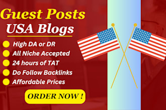 publish USA guest posts with do follow backlinks