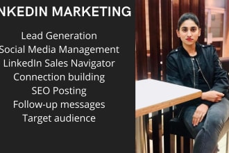 be your professional linkedin marketing manager