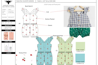 fashion tech pack design in 2 hours