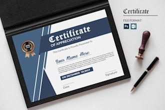 design certificates for you