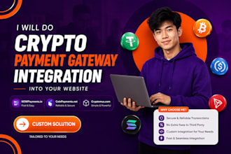 do crypto payment gateway integration into your website
