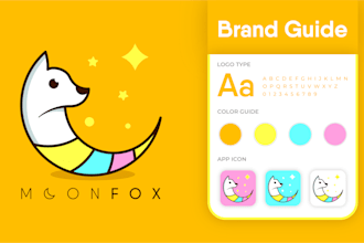 design business logo and style guide for your brand