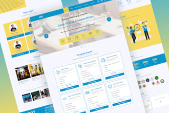 create landing page design
