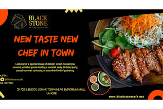 design  restaurant flyers in 24hours
