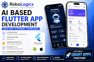 create ai integrated flutter app for android and ios