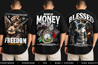 design trendy urban style streetwear t shirt
