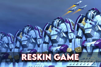 develop and reskin unity games professionally