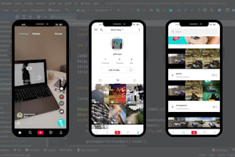 make tiktok like app, short video app, chat and livestream