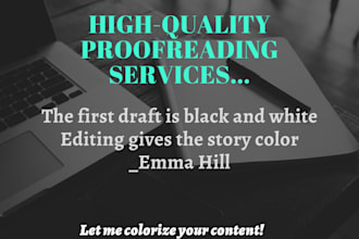 professionally proofread and edit 3,000 words in 24 hours
