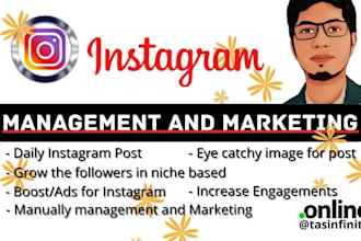be instagram manager social media marketing ig post organic followers