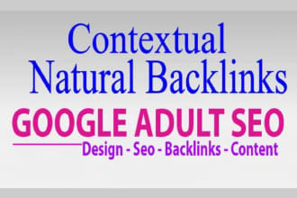 high da contextual SEO backlinks with link building