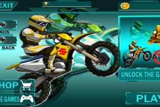 design game UI 2d graphics game art menus and buttons