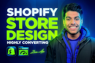do shopify website design, create shopify store or website