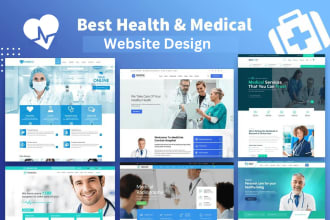 design medical, healthcare, dental, clinic, hospital website