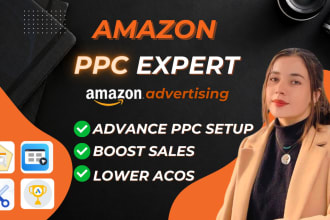 setup, manage and optimize amazon PPC campaigns , amazon fba ppc ads campaign