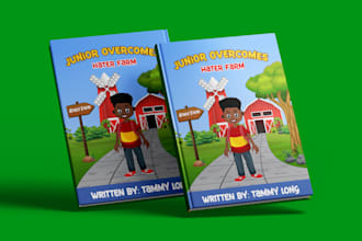 children book cover and children book illustrations