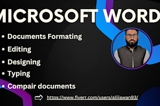 do quick mistake free data entry, typing, formatting, edit, design pages