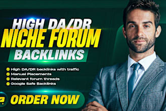 build forum backlinks with niche relevant content