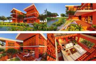design architectural cad plans ,3d models, realistic renders
