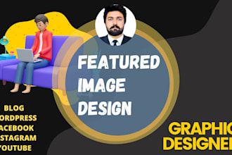 do 3 stunning featured images design