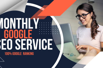 do complete monthly seo service with keyword research