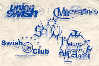 design y2k streetwear logo for clothing or fashion brand