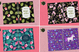 design composition notebook cover, journal, planner and interior pages