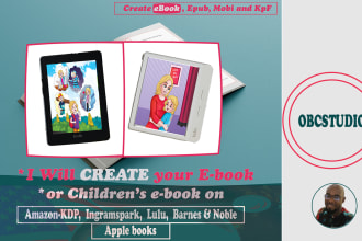 create epub, for ingramspark, lulu, apple properly formatted
