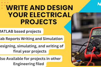 write down electrical engineering projects reports