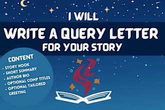 write a query letter for your story