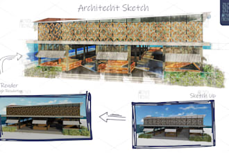 design architecture digital concept sketchs