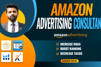 be your amazon ppc campaign consultant, amazon fba ads VA