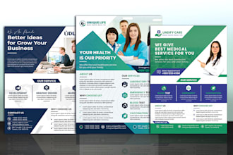 do professional, corporate and marketing flyer design