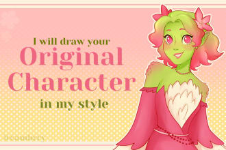 draw your dnd or original character in my manga style