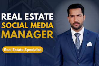 be your real estate social media manager and content creator