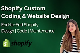 responsive shopify store design or shopify website design