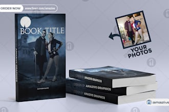 design an eye catching book , ebook or kindle cover