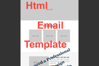 do a professional email template for you