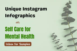 create selfcare posts for social media on mental health