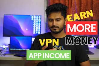 create an earning app and vpn game with admob ads for passive income