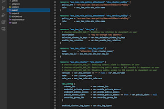 write terraform iac modules for aws