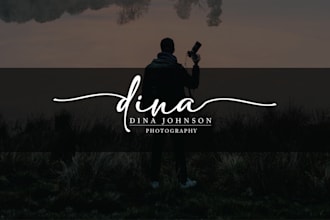 design handwritten, scripted, signature, calligraphic logo