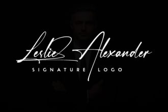 design luxury handmade, handwritten signature logo