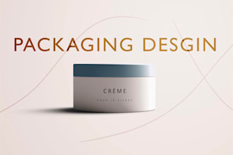 create minimalistic product packaging design