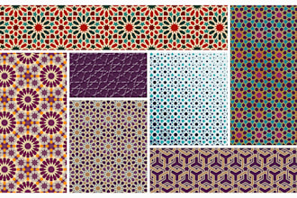 design abstract vector luxury geometric pattern design