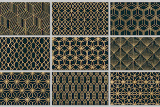 design abstract vector luxury geometric pattern design